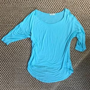 Ginger G Teal 3/4 Sleeved T-shirt